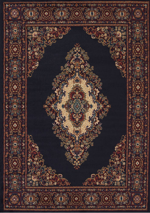 United Weavers MANHATTAN Blue Runner 111 X 74 Area Rug 796556828532 806-107331 Image 0