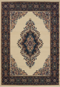 United Weavers MANHATTAN Beige Rectangle 3x5 ft polypropylene Carpet 107337