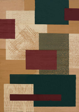 United Weavers MANHATTAN Multicolor Rectangle 3x5 ft polypropylene Carpet 107347