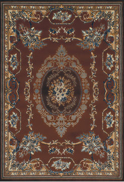 United Weavers MANHATTAN Brown Rectangle 8x10 ft polypropylene Carpet 107405