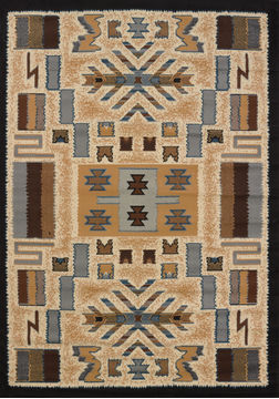 United Weavers MANHATTAN Brown Rectangle 2x3 ft polypropylene Carpet 107416