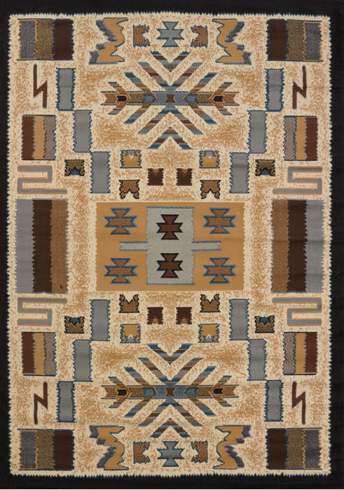 United Weavers MANHATTAN Brown Runner 111 X 74 Area Rug 809014202307 806-107417 Image 0