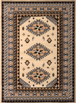 United Weavers DALLAS Beige Runner 2'3" X 7'2" Area Rug 809014238528 806-107707
