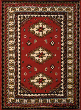 United Weavers DALLAS Red 1'11" X 3'3" Area Rug 809014238559 806-107710