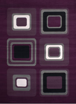 United Weavers DALLAS Purple Rectangle 2x3 ft polypropylene Carpet 107738