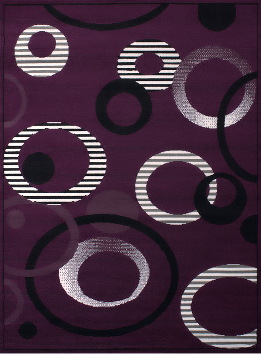 United Weavers DALLAS Purple Runner 23 X 72 Area Rug 809014239204 806-107775 Image 0