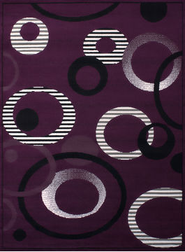 United Weavers DALLAS Purple Rectangle 8x10 ft polypropylene Carpet 107777