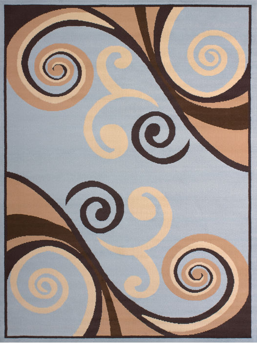 United Weavers DALLAS Blue 53 X 72 Area Rug 809014239297 806-107784 Image 0