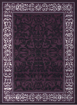 United Weavers DALLAS Purple Rectangle 2x3 ft polypropylene Carpet 107810