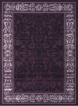 United Weavers DALLAS Purple Rectangle 2x3 ft polypropylene Carpet 107810