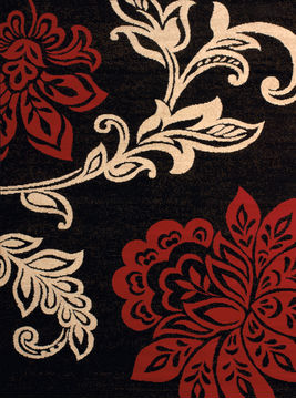 United Weavers DALLAS Black Runner 2'3" X 7'2" Area Rug 809014239884 806-107839
