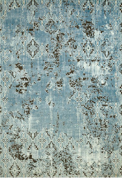 United Weavers WEATHERED TREASURES Blue Rectangle 5x7 ft polypropylene Carpet 108050