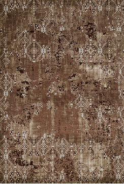 United Weavers WEATHERED TREASURES Brown Rectangle 5x7 ft polypropylene Carpet 108054