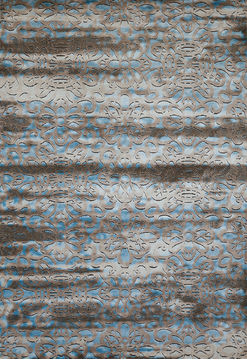United Weavers WEATHERED TREASURES Blue Runner 6 to 9 ft polypropylene Carpet 108077