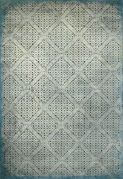 United Weavers WEATHERED TREASURES Blue Rectangle 5x7 ft polypropylene Carpet 108090