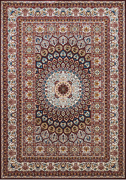 United Weavers ANTIQUITIES Red Rectangle 5x7 ft polyester Carpet 108214