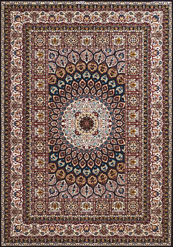 United Weavers ANTIQUITIES Brown Rectangle 5x7 ft polyester Carpet 108222