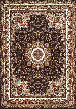 United Weavers ANTIQUITIES Brown Rectangle 3x4 ft polyester Carpet 108233