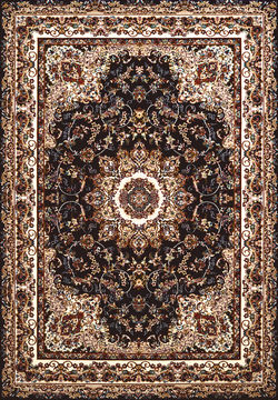 United Weavers ANTIQUITIES Brown Runner 6 to 9 ft polyester Carpet 108236