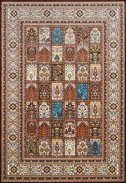 United Weavers ANTIQUITIES Brown Runner 6 to 9 ft polyester Carpet 108240