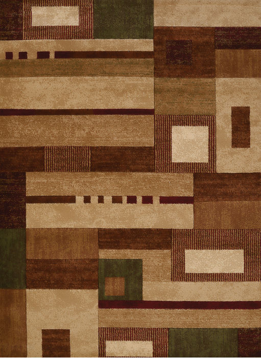 United Weavers STUDIO Brown Runner 111 X 72 Area Rug 809014249739 806-108331 Image 0