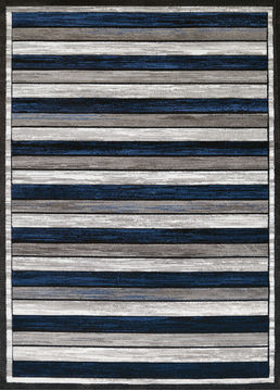 United Weavers STUDIO Blue Rectangle 5x7 ft polypropylene Carpet 108356