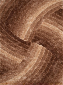 United Weavers Finesse Brown Rectangle 5x7 ft polyester Carpet 108454