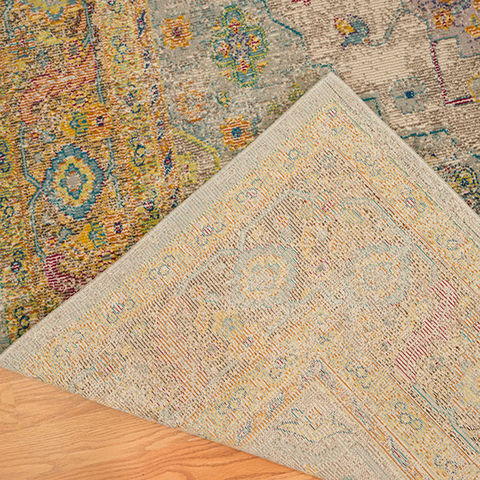 United Weavers Rhapsody Yellow Square 710 X 710 Area Rug 809014311849 806-108582 Image 2