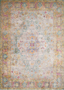 United Weavers Rhapsody Yellow Square 7'10" X 7'10" Area Rug 809014311849 806-108582