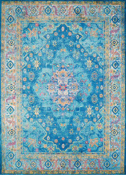 United Weavers Rhapsody Blue Square 710 X 710 Area Rug 809014311856 806-108588 Image 0
