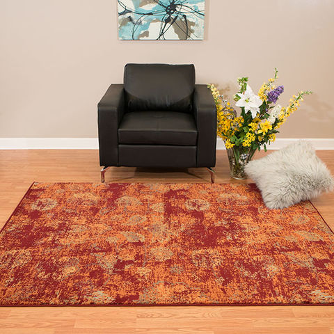United Weavers Bridges Red 110 X 30 Area Rug 809014308139 806-108621 Image 3