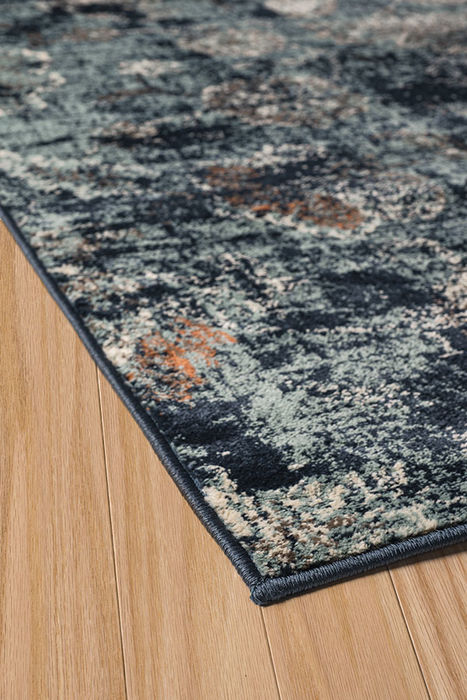 United Weavers Bridges Blue 110 X 30 Area Rug 809014308184 806-108626 Image 1