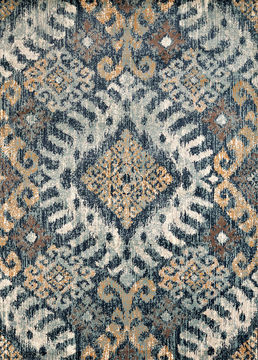 United Weavers Bridges Blue Runner 1'10" X 7'2" Area Rug 809014308399 806-108647
