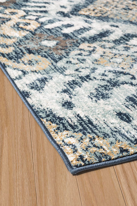 United Weavers Bridges Blue 710 X 106 Area Rug 809014308412 806-108649 Image 1