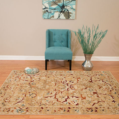 United Weavers Bridges Beige 53 X 72 Area Rug 809014308450 806-108653 Image 3