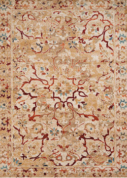 United Weavers Bridges Beige 5'3" X 7'2" Area Rug 809014308450 806-108653
