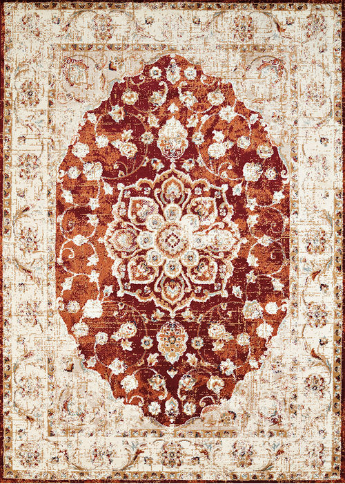 United Weavers Bridges Red Runner 110 X 72 Area Rug 809014308542 806-108662 Image 0