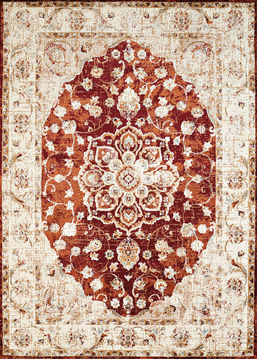 United Weavers Bridges Red Runner 1'10" X 7'2" Area Rug 809014308542 806-108662