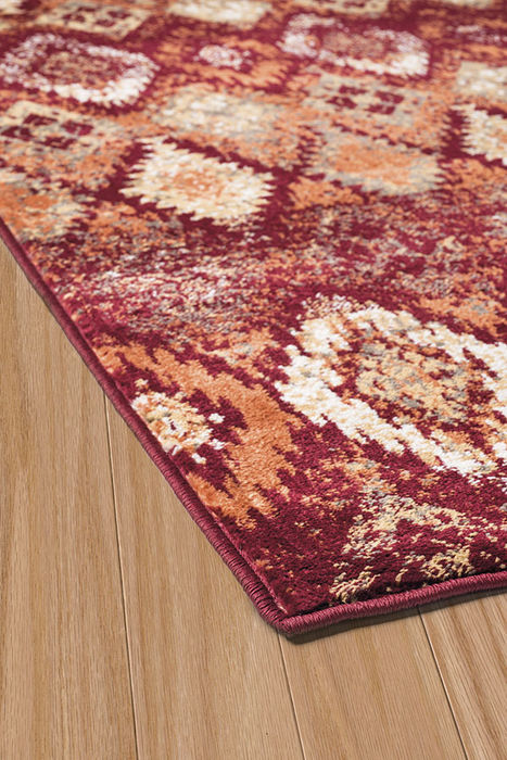 United Weavers Bridges Red 126 X 150 Area Rug 809014308726 806-108680 Image 1