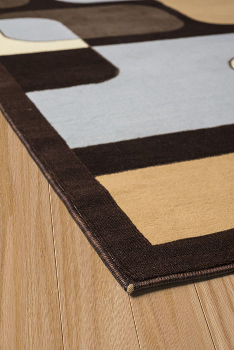 United Weavers Cafe Blue 53 X 72 Area Rug 809014309129 806-108773 Image 1