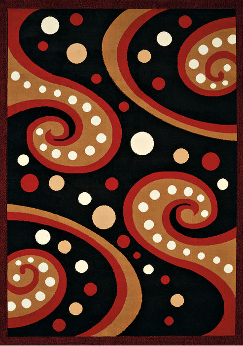 United Weavers Cafe Black 110 X 30 Area Rug 809014309549 806-108822 Image 0