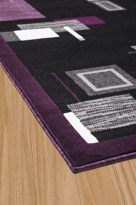 United Weavers Cafe Purple 53 X 72 Area Rug 809014310040 806-108883 Image 1