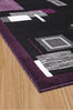 United Weavers Cafe Purple 53 X 72 Area Rug 809014310040 806-108883 Thumb 1