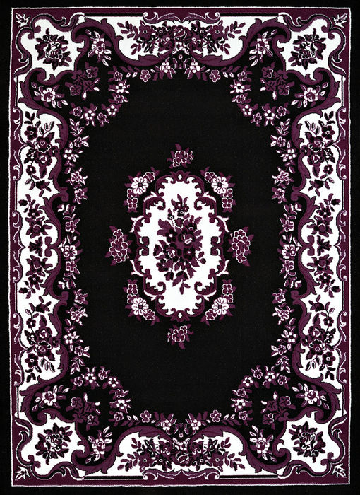 United Weavers Cafe Black Runner 111 X 72 Area Rug 809014310156 806-108894 Image 0
