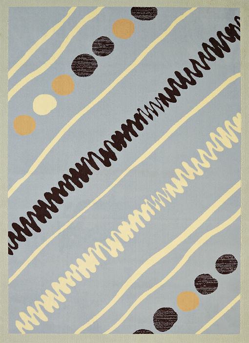 United Weavers Cafe Blue 110 X 30 Area Rug 809014310347 806-108913 Image 0