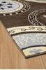 United Weavers Cafe Brown Runner 111 X 72 Area Rug 809014310477 806-108926 Thumb 1