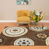 United Weavers Cafe Brown Runner 111 X 72 Area Rug 809014310477 806-108926 Thumb 3