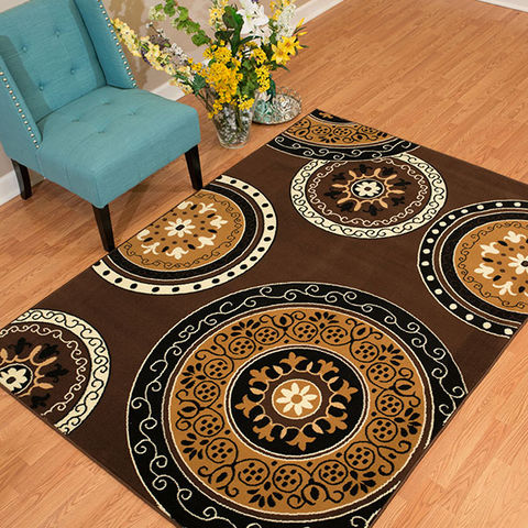 United Weavers Cafe Brown Runner 111 X 72 Area Rug 809014310514 806-108930 Image 4