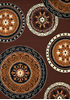 United Weavers Cafe Brown Runner 111 X 72 Area Rug 809014310514 806-108930 Thumb 0