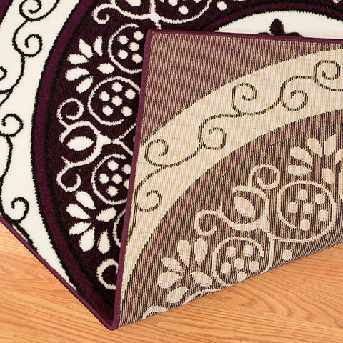 United Weavers Cafe Purple Runner 111 X 72 Area Rug 809014310637 806-108944 Image 2